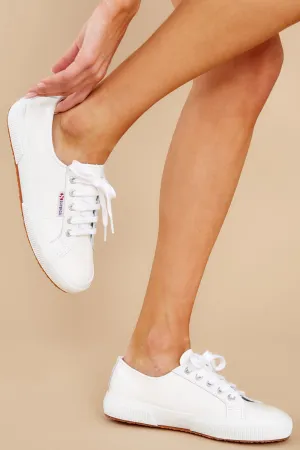 2750 Nappa White Leather Sneakers