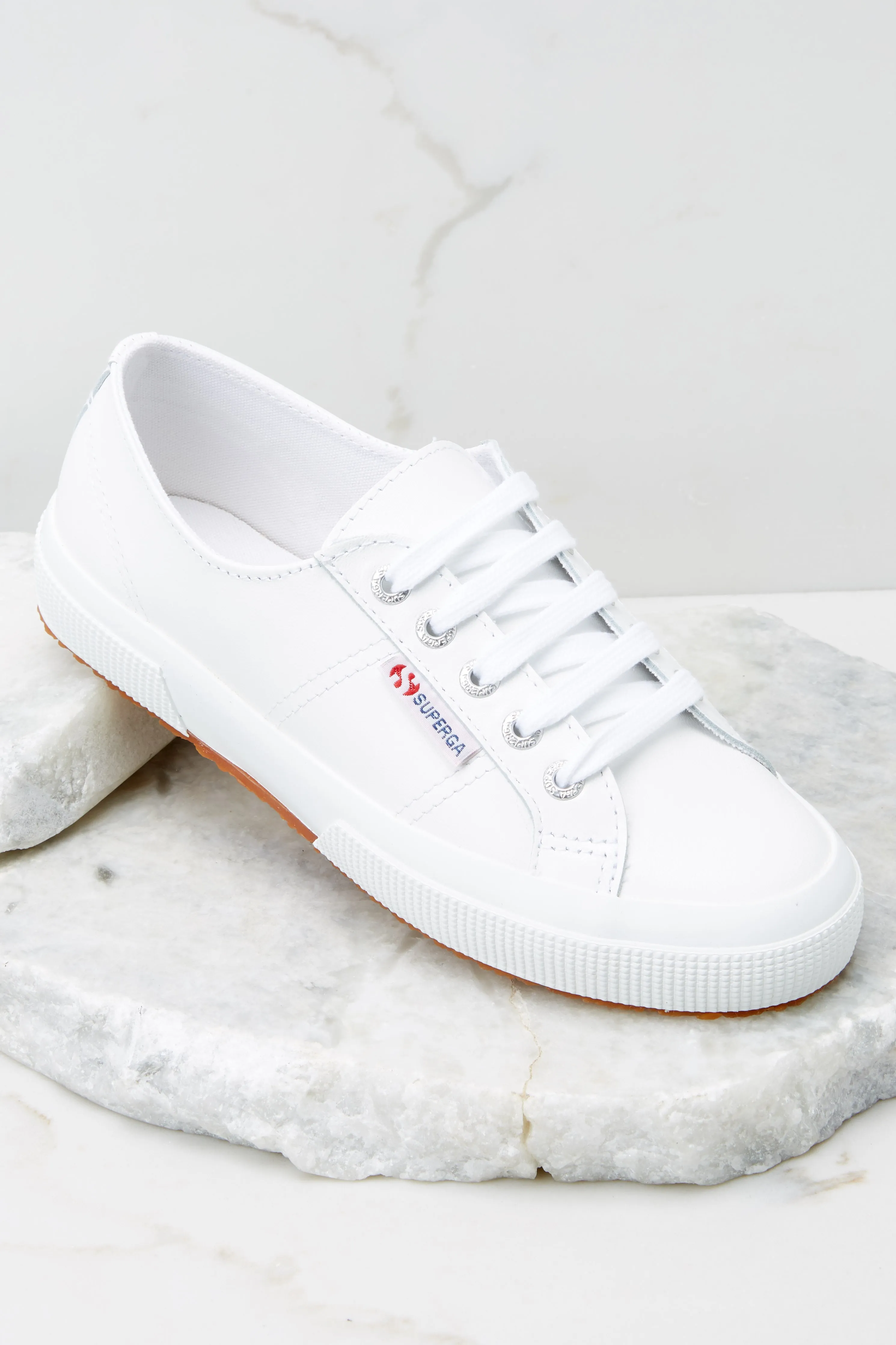 2750 Nappa White Leather Sneakers