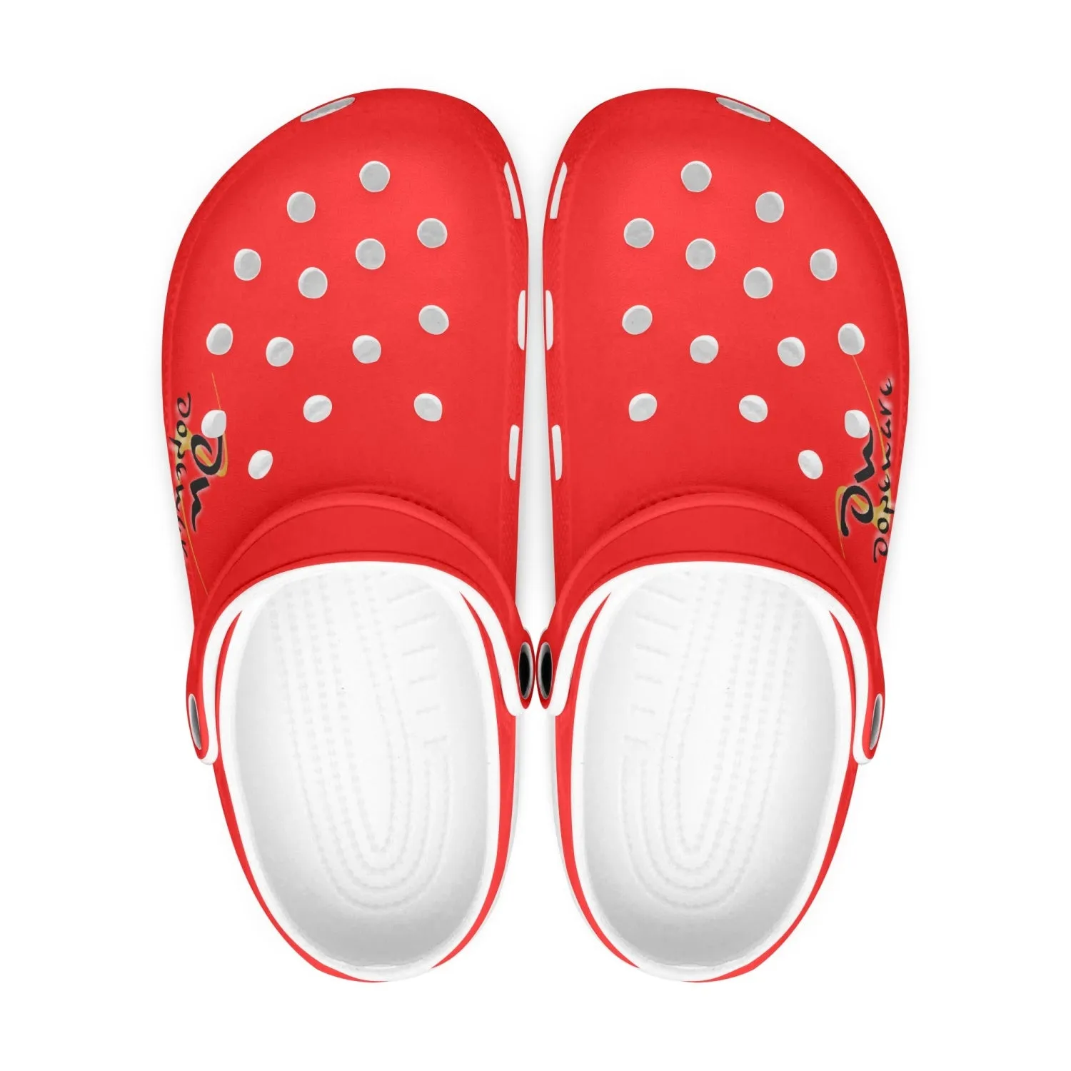 413.Red Clogs