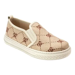 896 - Tan Micro Sneaker for Girl by London Kids