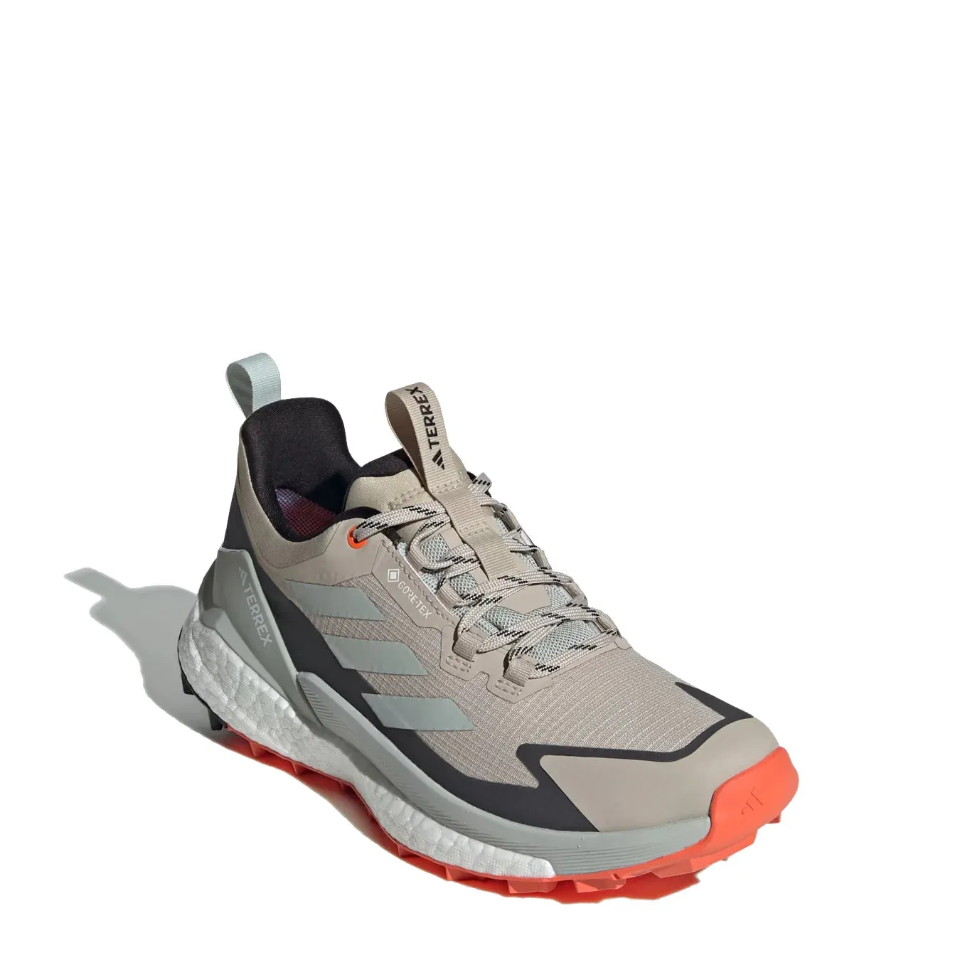 Adidas Terrex Womens Free Hiker 2.0 Low Gore-Tex Wonder Beige / Core Black / Semi Impact Orange