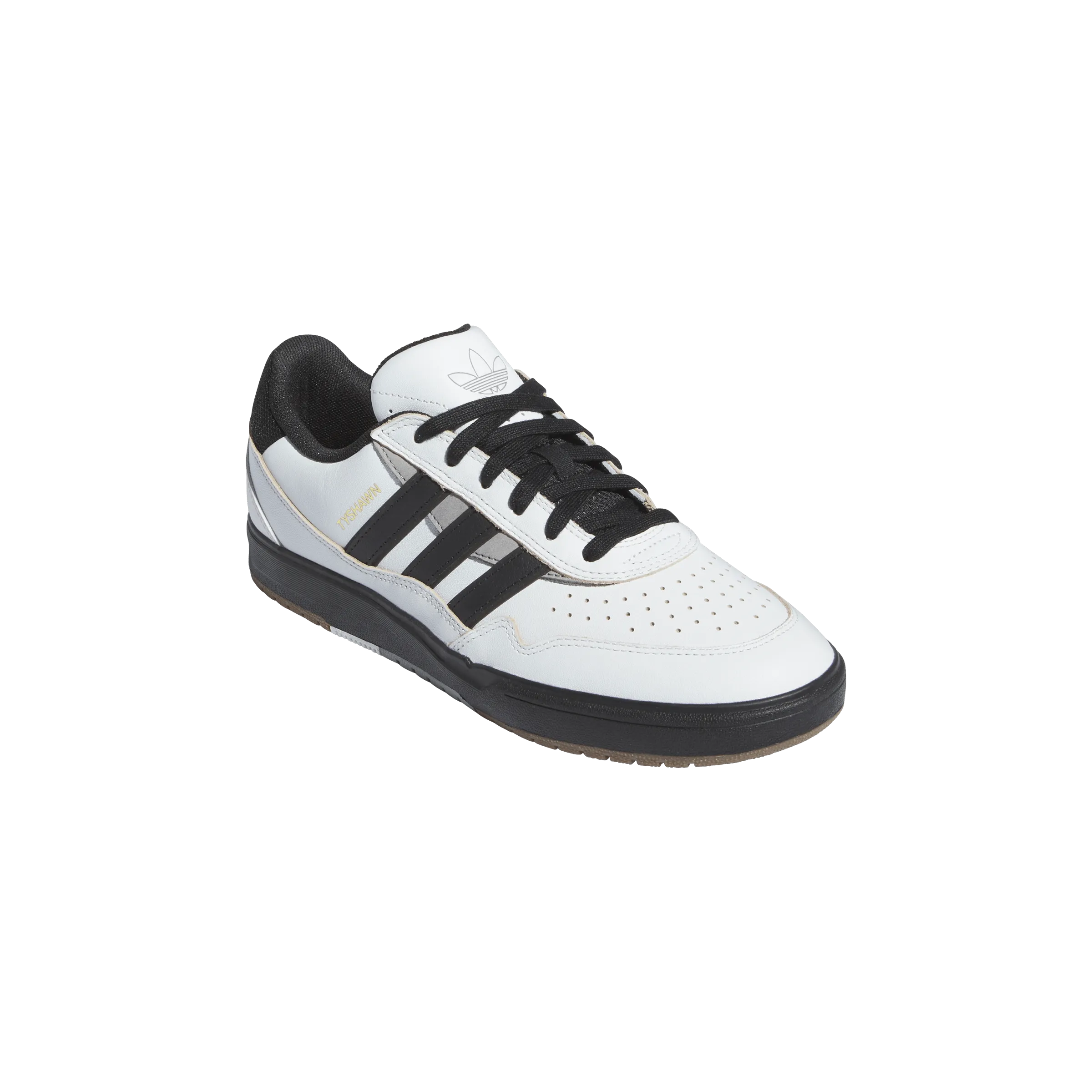 ADIDAS Tyshawn II Shoes Crystal White/Core Black/Charcoal Solid Grey