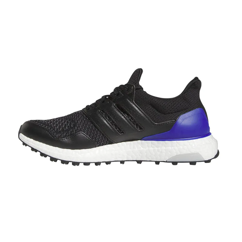 ADIDAS Ultraboost Golf Men's Spikeless Shoes (Black/Black/Blue)