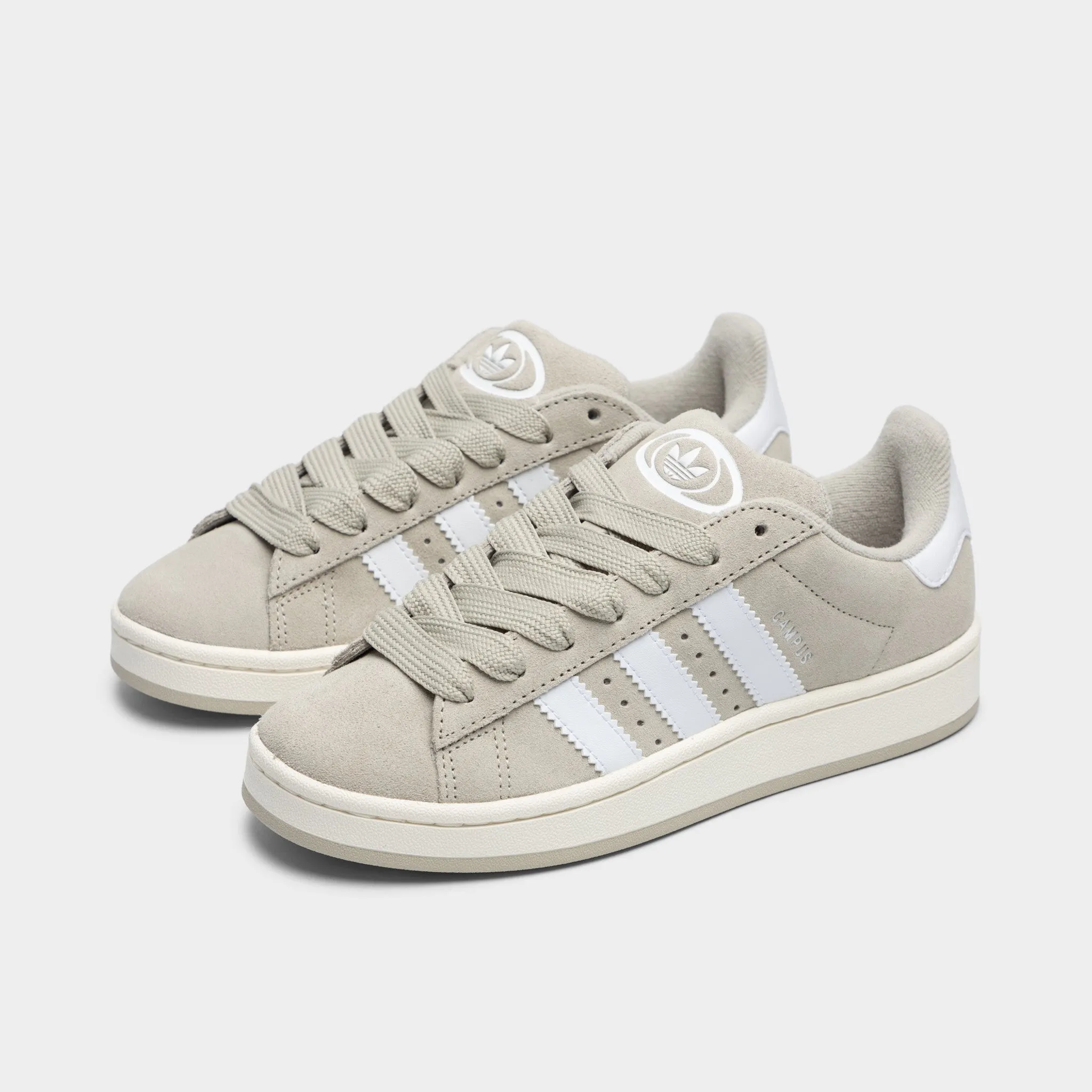 adidas Women's Campus 00s Putty Grey / White