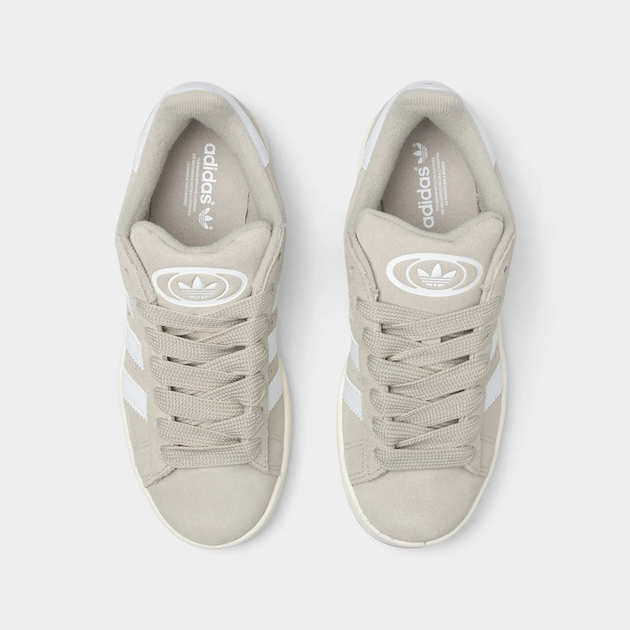 adidas Women's Campus 00s Putty Grey / White