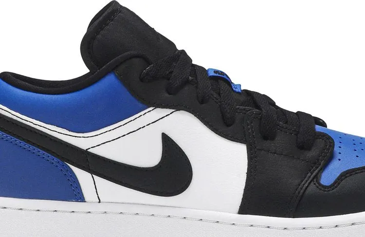 Air Jordan 1 Low GS Royal Toe Sneakers, Blue