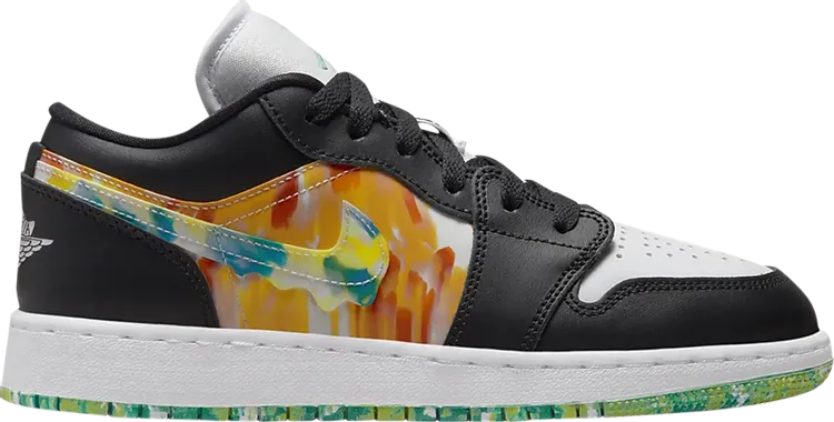 Air Jordan 1 Low SE GS Drip sneakers, black