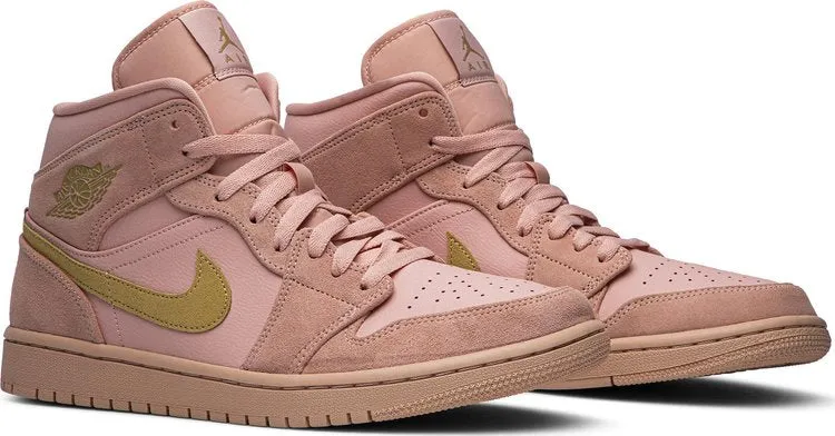 Air Jordan 1 Mid Coral Gold, pink