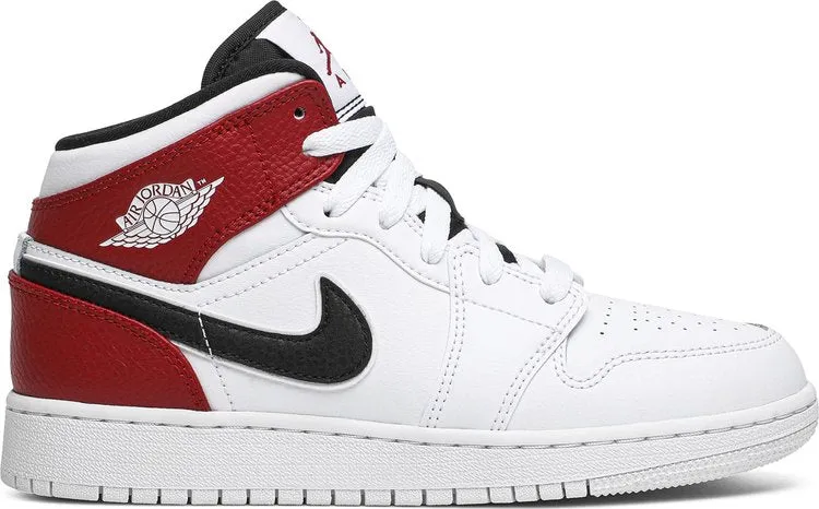 Air Jordan 1 Mid GS Chicago sneakers, white