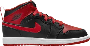 Air Jordan 1 Mid PS Alternate Bred, black