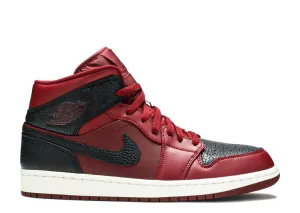 AIR JORDAN 1 MID 'REVERSE BANNED' sneakers, red