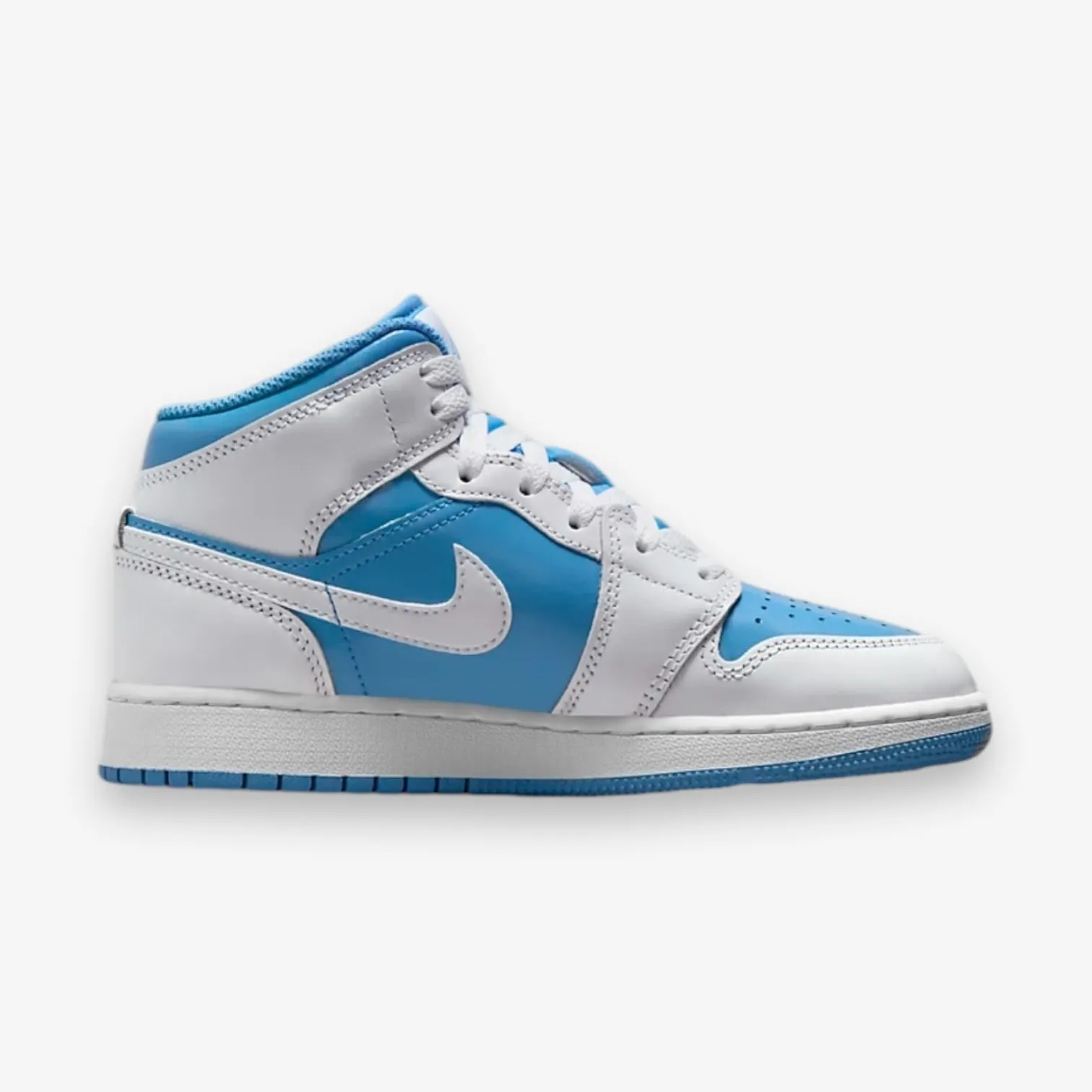 Air Jordan 1 Mid SE GS White Legend Blue Grade School FZ3933-114