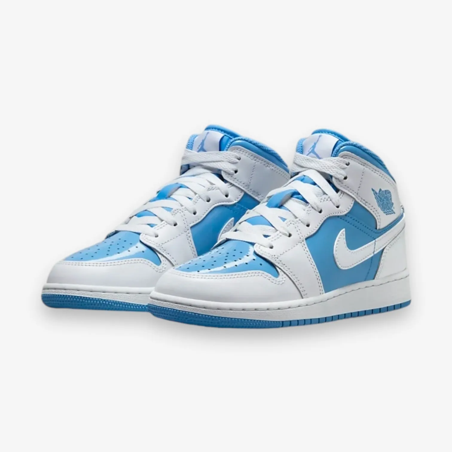 Air Jordan 1 Mid SE GS White Legend Blue Grade School FZ3933-114