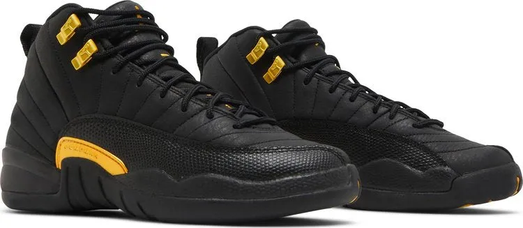 Air Jordan 12 Retro GS Black Taxi sneakers, black