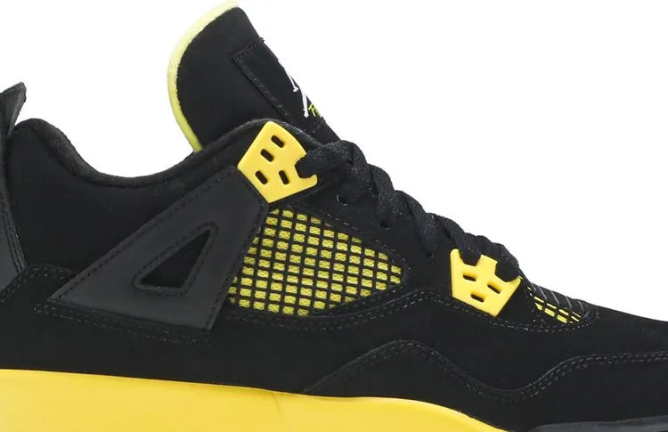 Air Jordan 4 Retro GS Thunder 2012 sneakers, black