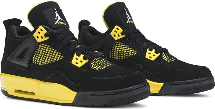 Air Jordan 4 Retro GS Thunder 2012 sneakers, black