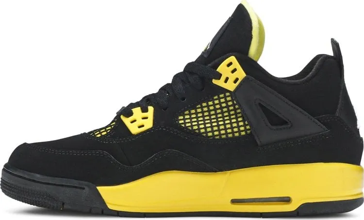 Air Jordan 4 Retro GS Thunder 2012 sneakers, black