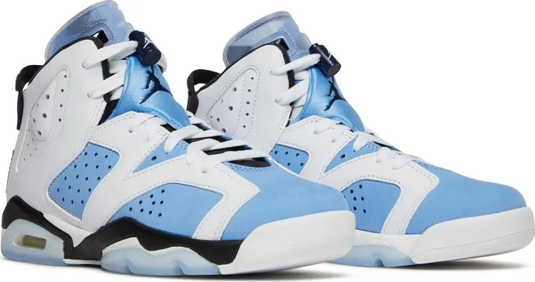 Air Jordan 6 Retro GS UNC Home sneakers, blue