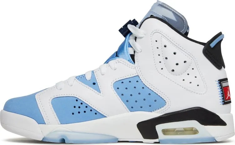 Air Jordan 6 Retro GS UNC Home sneakers, blue