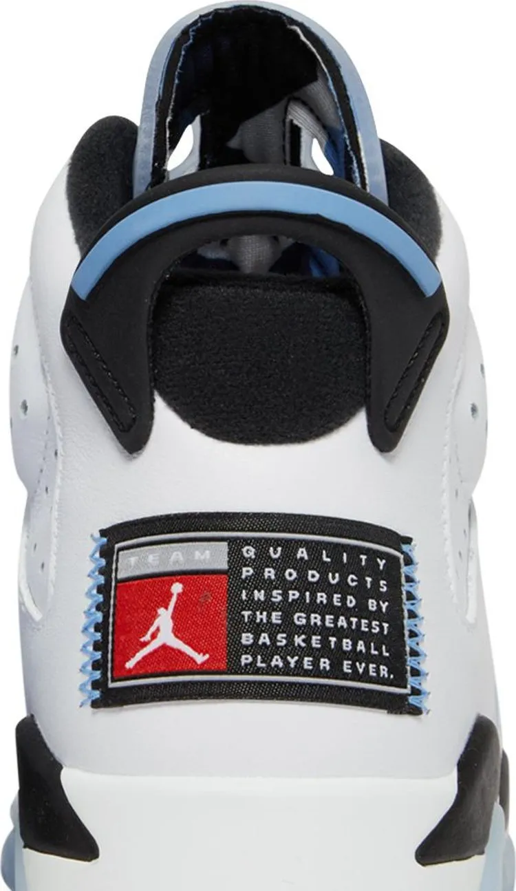 Air Jordan 6 Retro GS UNC Home sneakers, blue