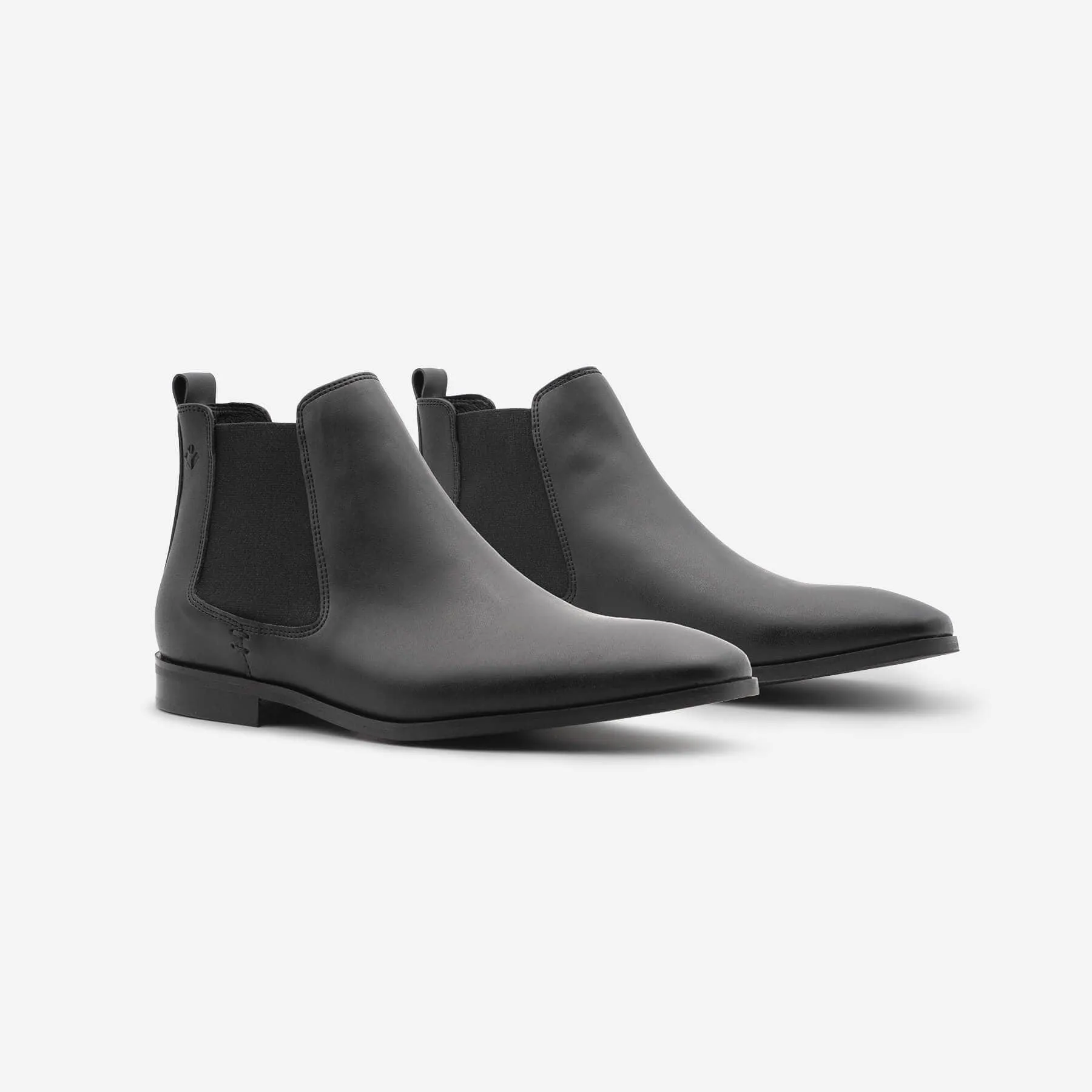 Alan Men's Vegan Ankle Boots | Black