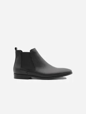 Alan Men's Vegan Ankle Boots | Black