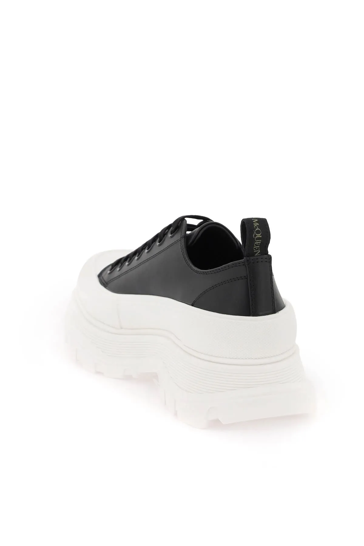 Alexander mcqueen tread slick sneakers with graffiti logo