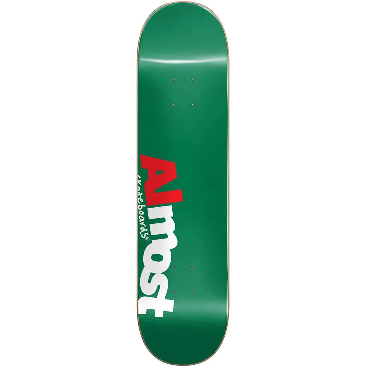 Almost Most HYB Skateboard Deck - 8.5" Green