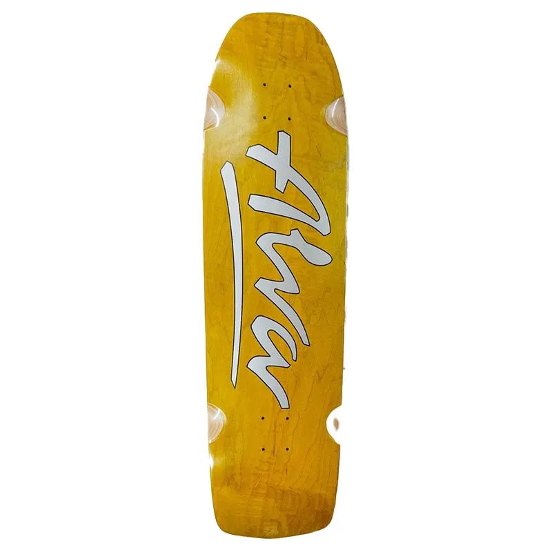 Alva 10" x 36.25" Short Stuff GOLD/SILVER Skateboard Deck