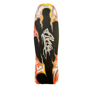 Alva 9.75" x 31.5" Modern Agression Fish BLACK Skateboard Deck