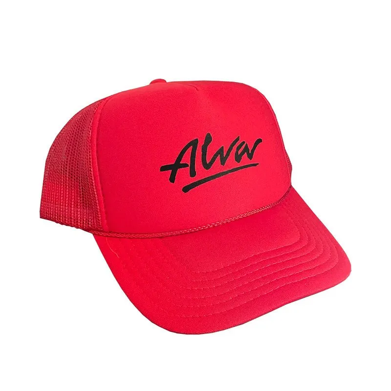 Alva Red OG Logo Trucker Hat