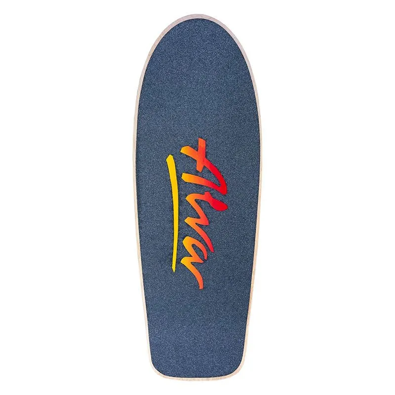 Alva Splatter Re-Issue Orange With Green and Black Skateboard Deck