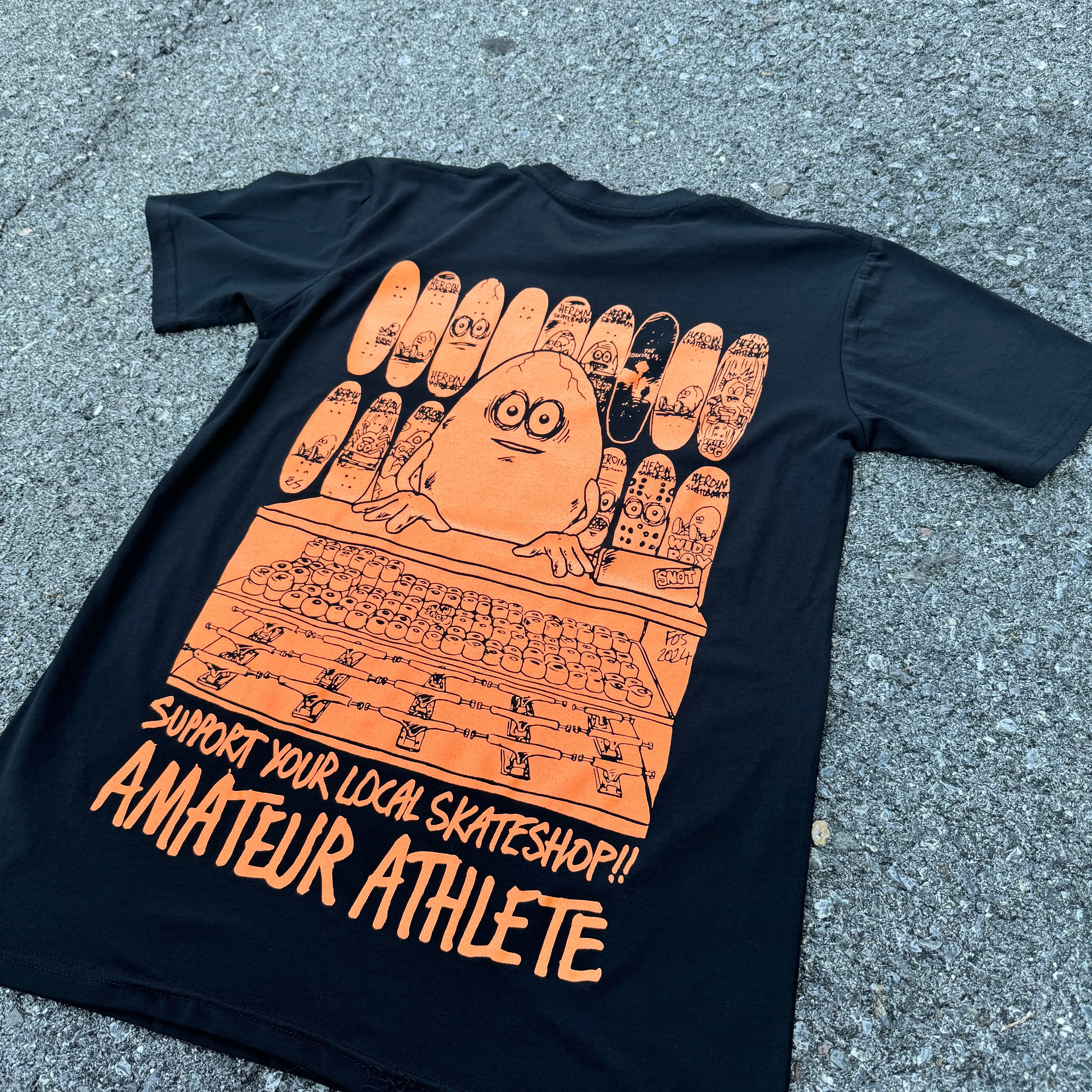 AMATEUR ATHLETE X HEROIN SUPPORT YOU LOCAL TEE