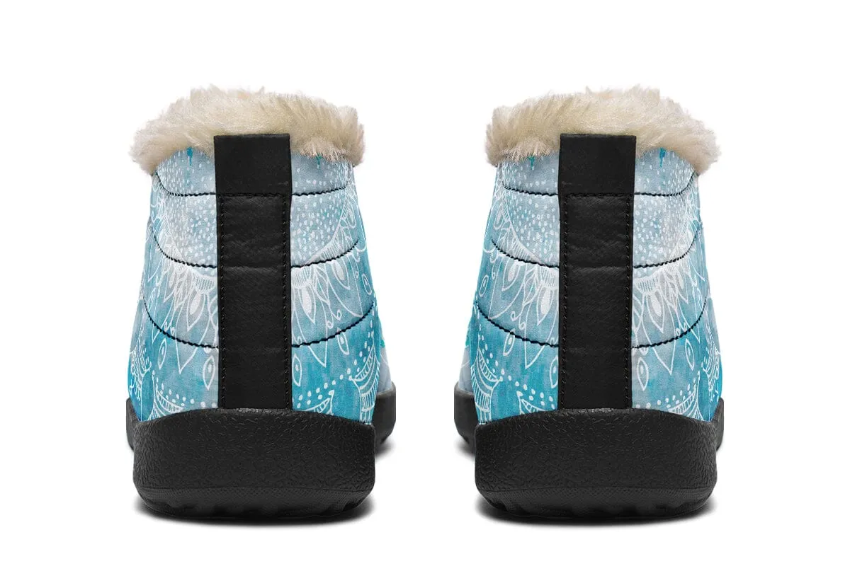 Among The Pines Mandala Winter Slippers