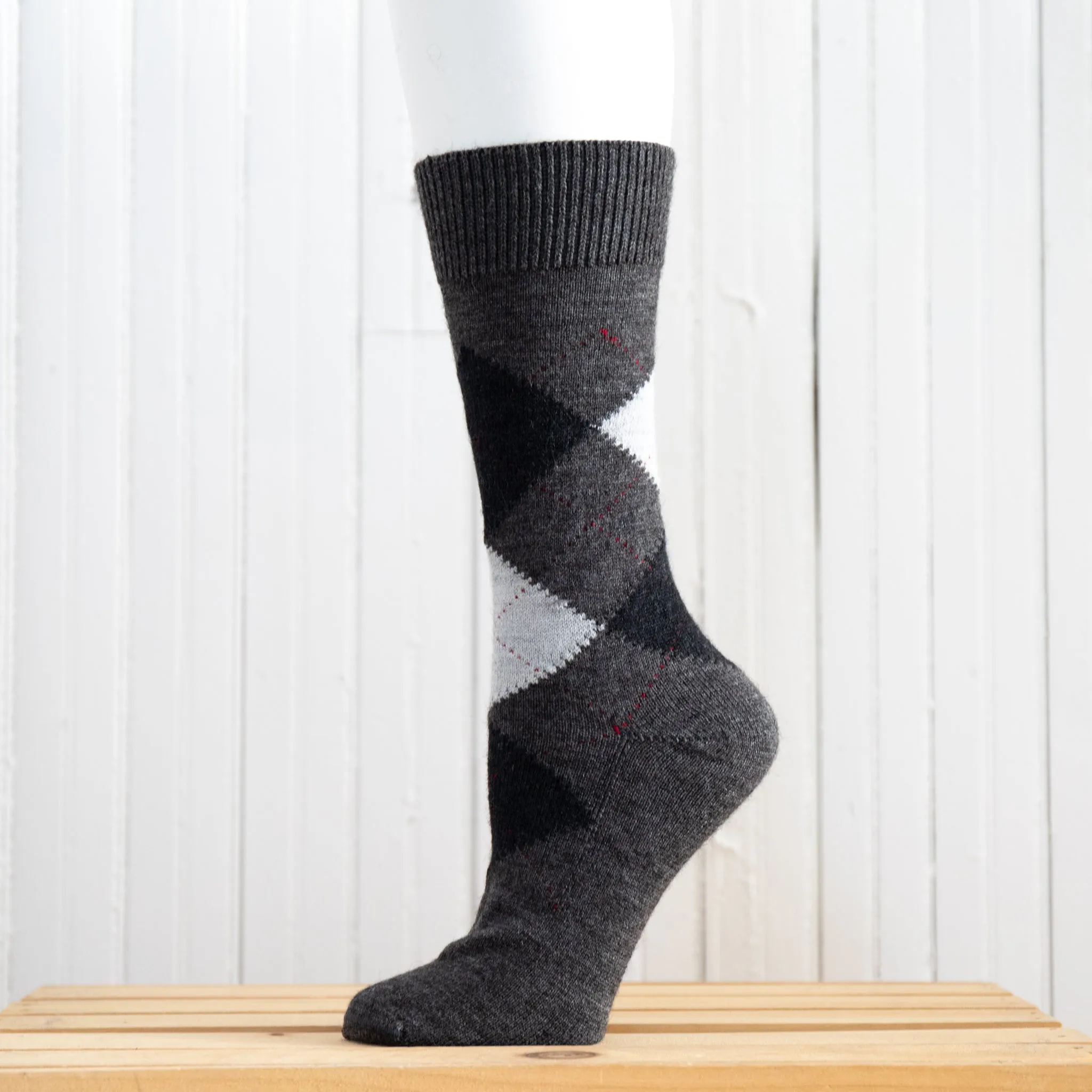 Argyle Alpaca Socks