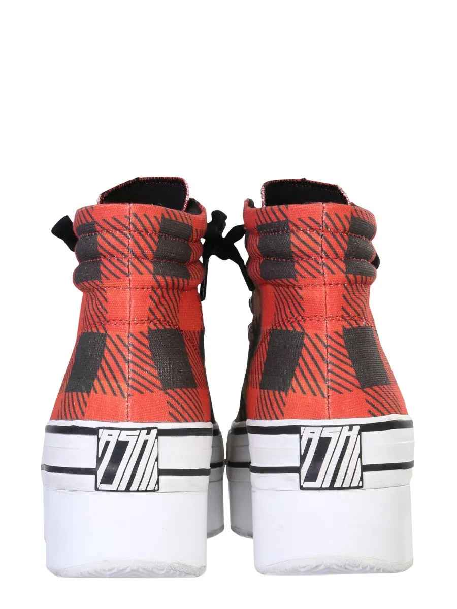 Ash Jagger Animal Print Platform Sneakers