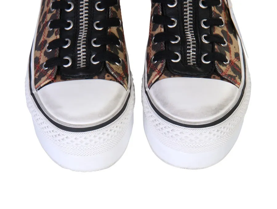 Ash Jagger Animal Print Platform Sneakers