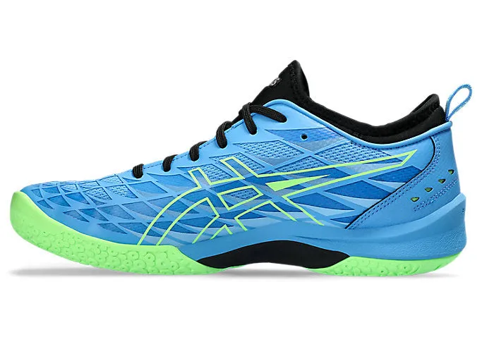 Asics Blast FF 3 Men's Court Shoes, Waterscape / Lime Burst