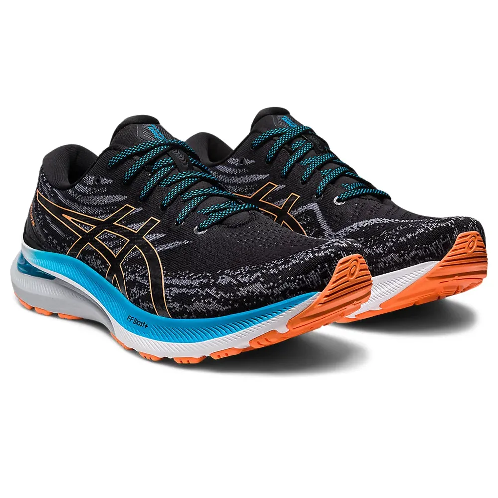 ASICS GEL-KAYANO 29 (M) - BLACK/SUN PEACH RUNNING SHOES