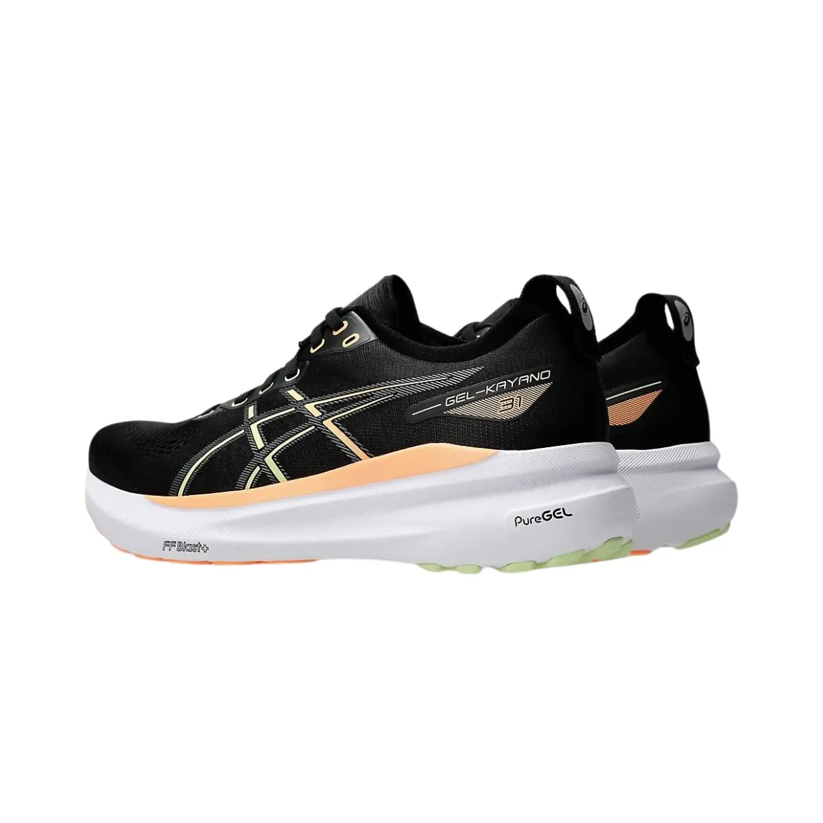 Asics Gel-Kayano 31 Black Orange AW24 Running Shoes