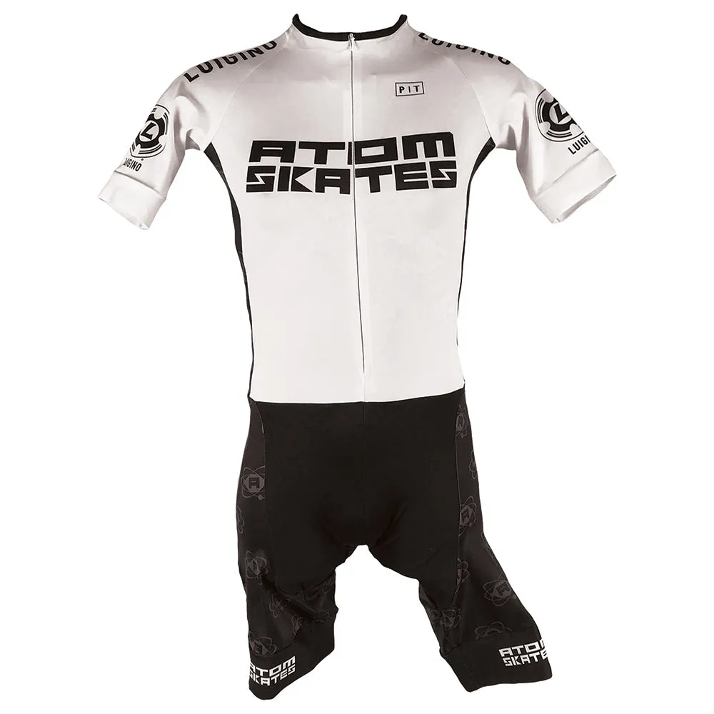 Atom Skates Skinsuit White/Black