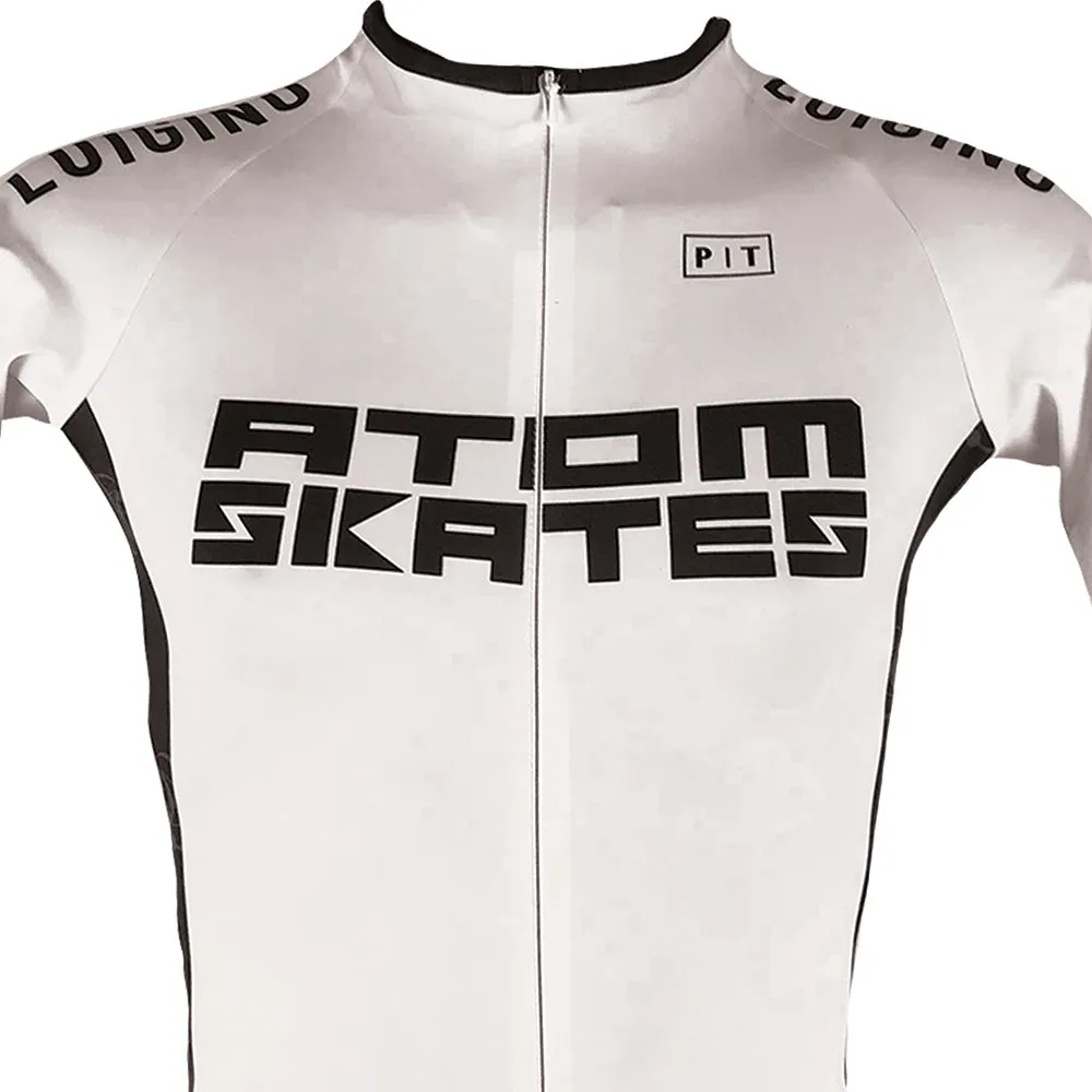 Atom Skates Skinsuit White/Black