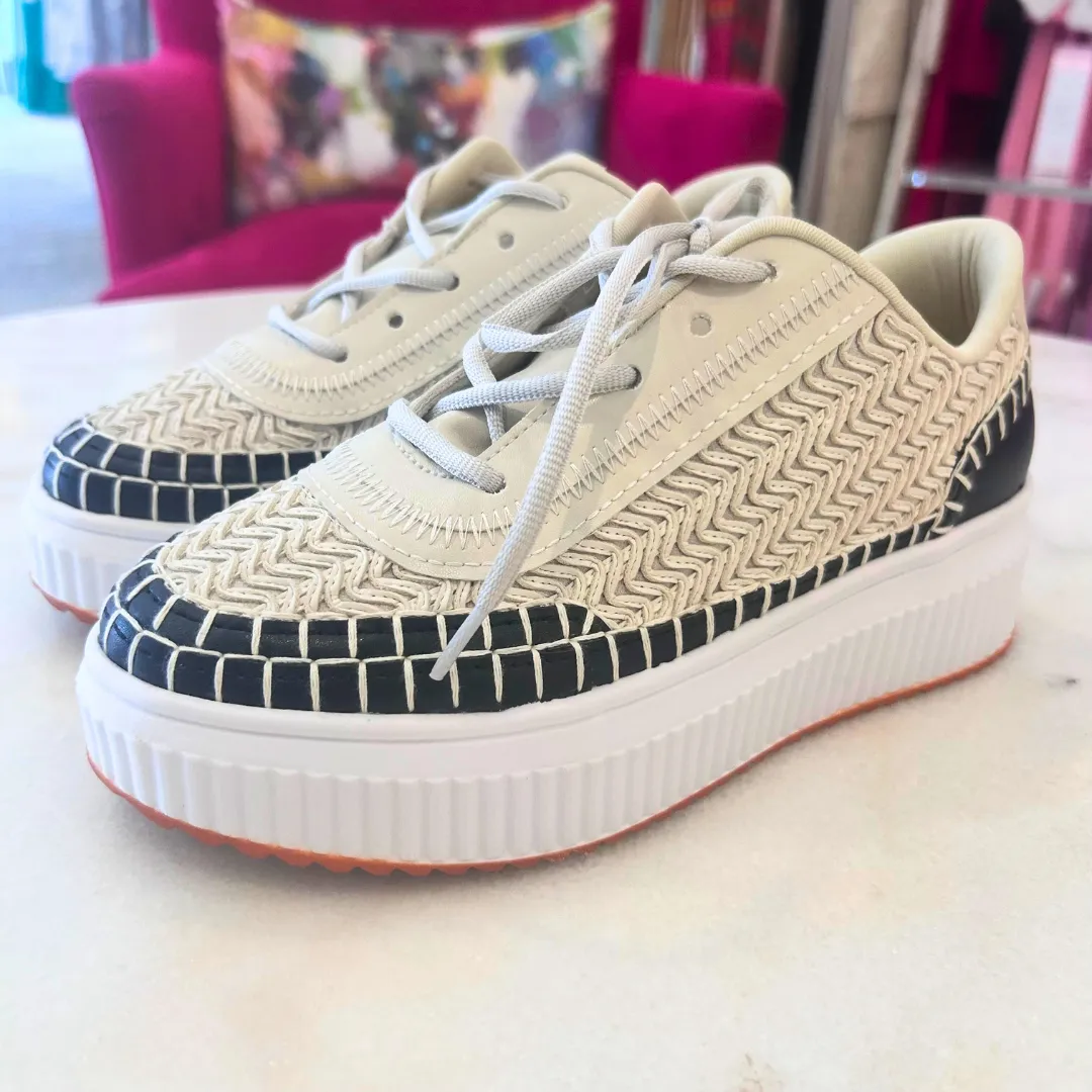 Avery Sneaker - Off White/Black