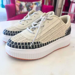 Avery Sneaker - Off White/Black