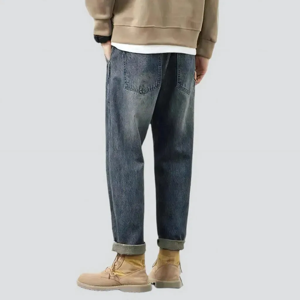 Baggy men's street jeans