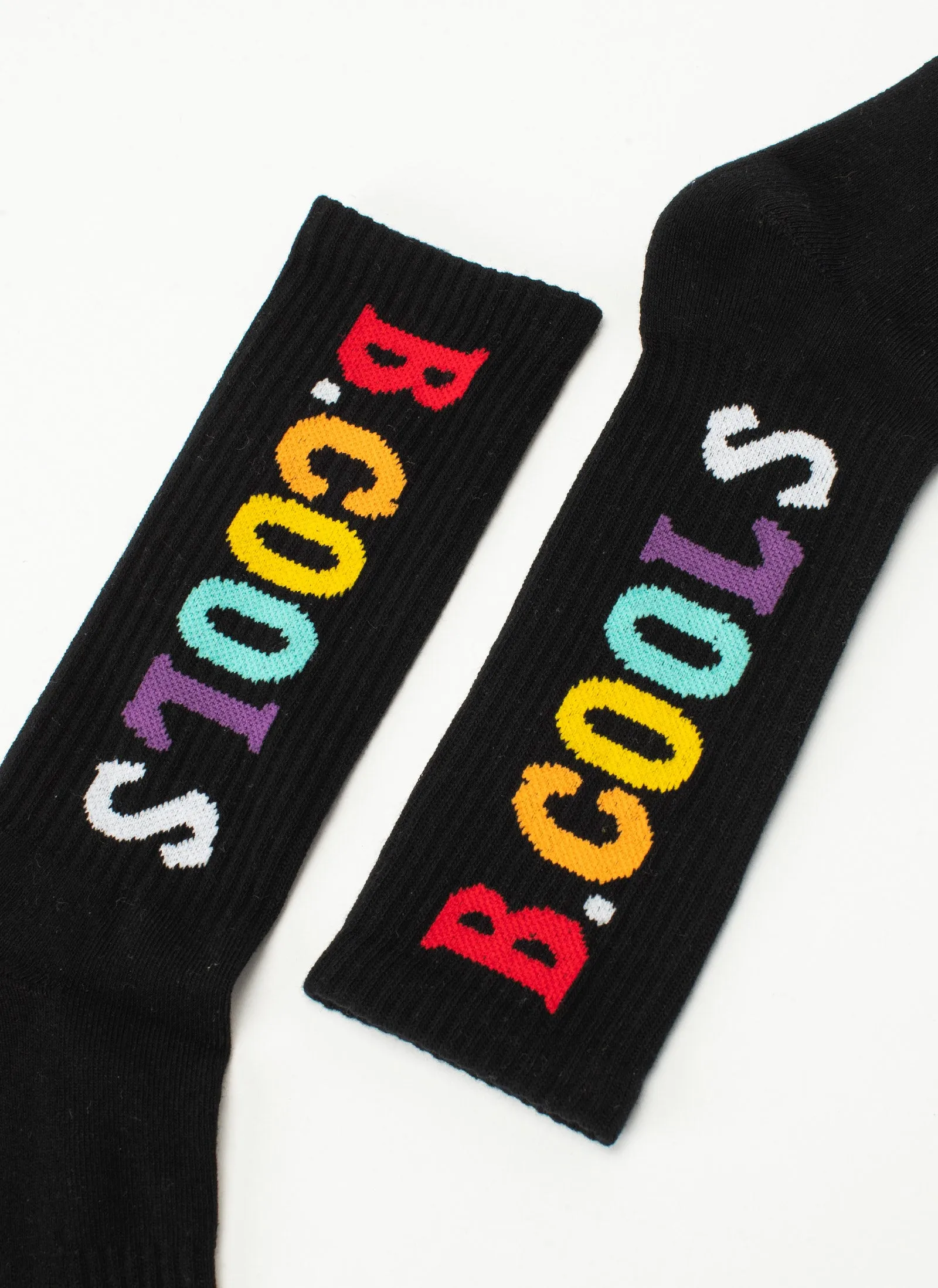 B.Bold 2 Pack Socks White/Black