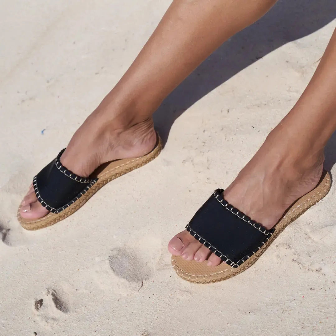 BLACK - WOMENS CABANA SLIDE