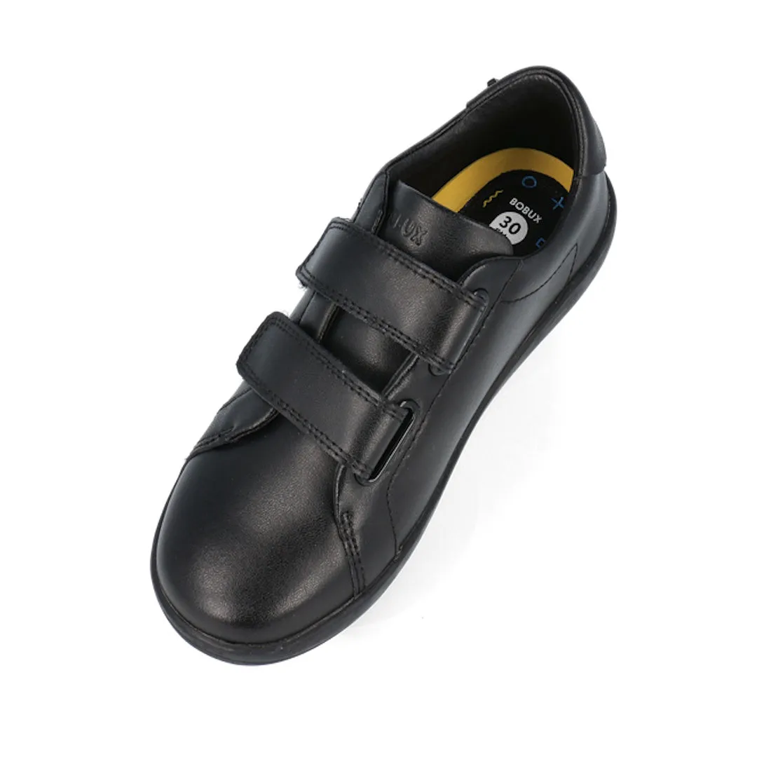 Bobux Kid  Bound Black Leather School Shoe