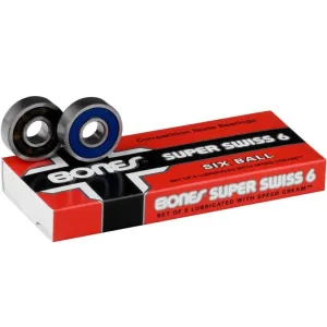 Bones Swiss Super 6 Ball Bearings (Set of 8)