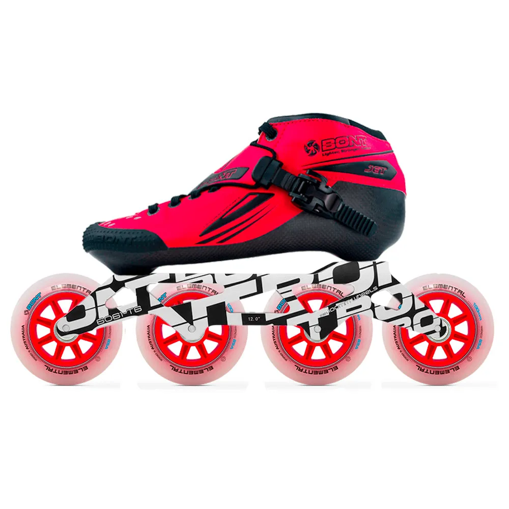 Bont Jet Unity Elemental Inline Speed Skate Package Matte Red